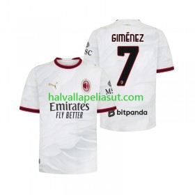 Jalkapallo Pelipaidat/Peliasut AC Milan Gimenez 7 Vieraspaita 2026-2027 Lyhythihainen